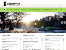 Tablet Screenshot of orimattila.fi